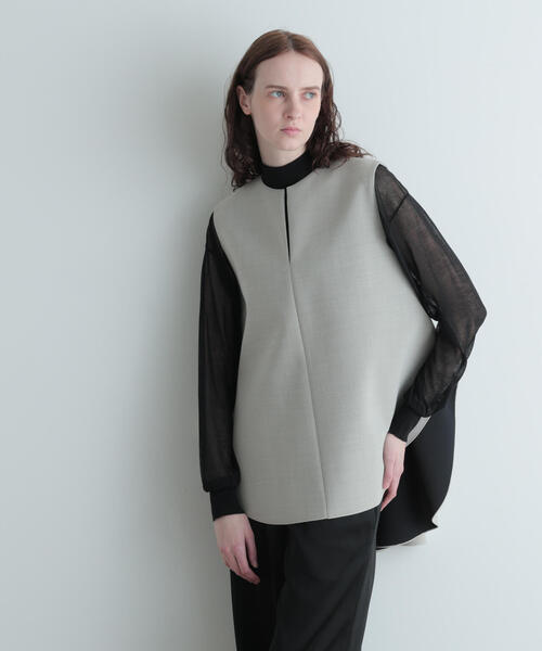 LE PHIL（ル フィル） ベスト ジレ ライトボンディングノースリーブ