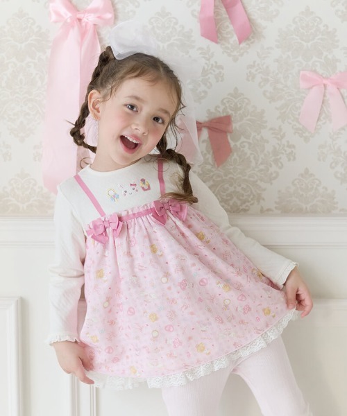 coeur a ワンピース チュニック キッズ 子供服 女の子 : ZOZOTOWN 