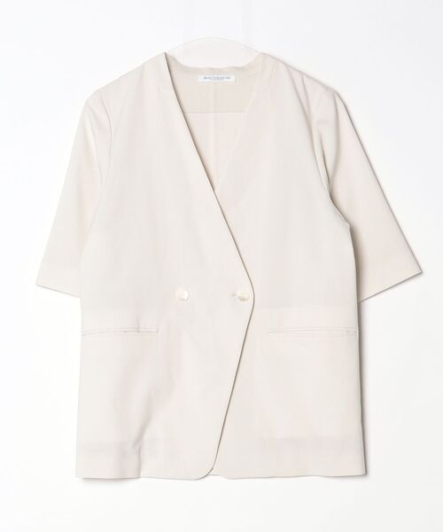 BEAUTY＆YOUTH UNITED ARROWS ノーカラージャケット S ホワイト