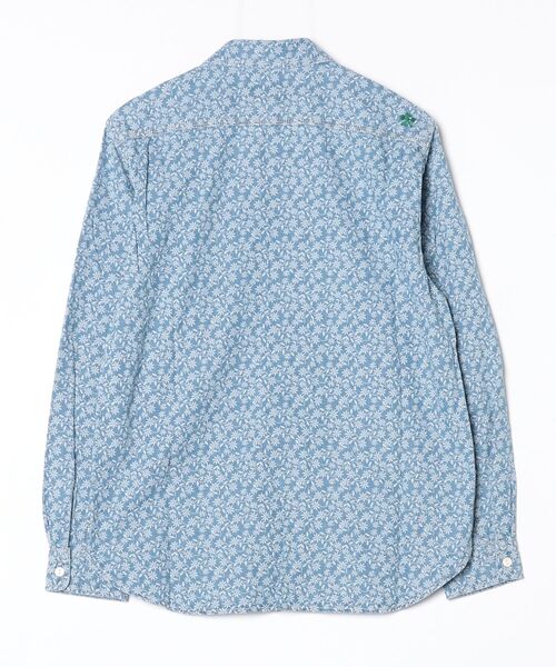 AVIREX（アヴィレックス） シャツ FLORAL PATTERN DENIM WORK L/S