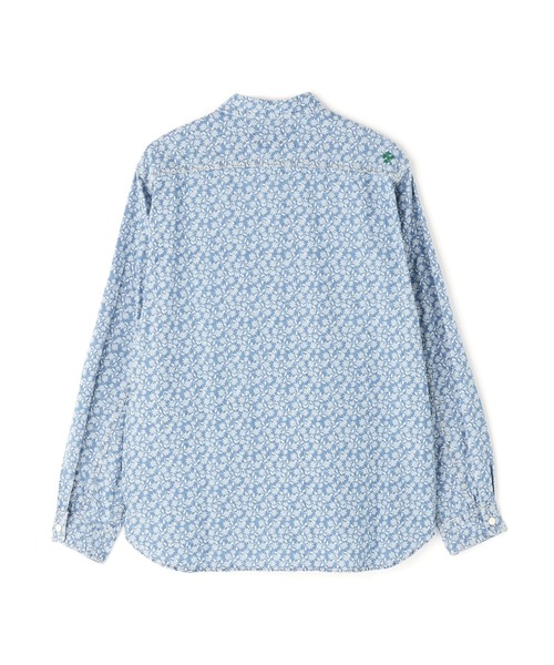AVIREX（アヴィレックス） シャツ FLORAL PATTERN DENIM WORK L/S