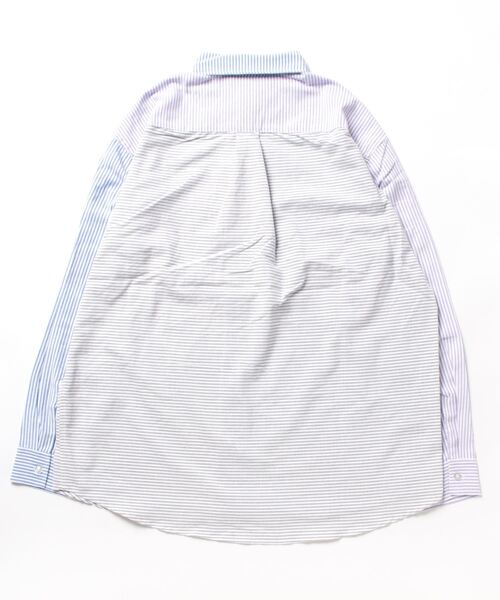 「go slow caravan」 長袖シャツ MEDIUM ブルー メンズ_画像2