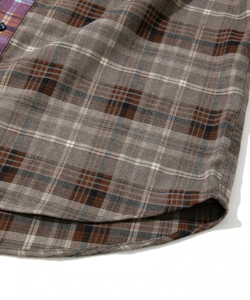 「go slow caravan」 長袖シャツ MEDIUM ブルー メンズ_画像7