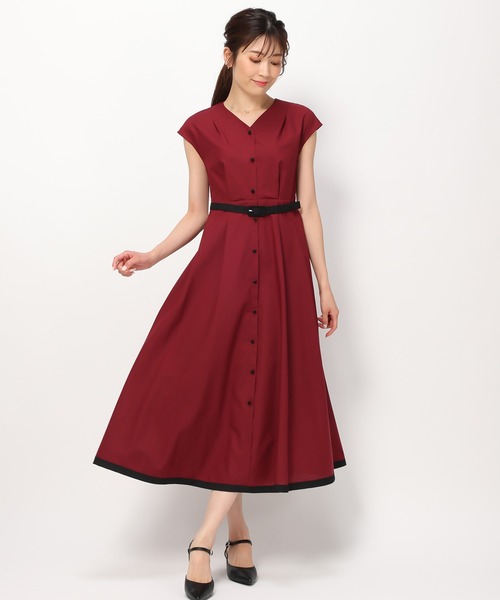 「MISCH MASCH」 ノースリーブワンピース S モカ レディース_画像6
