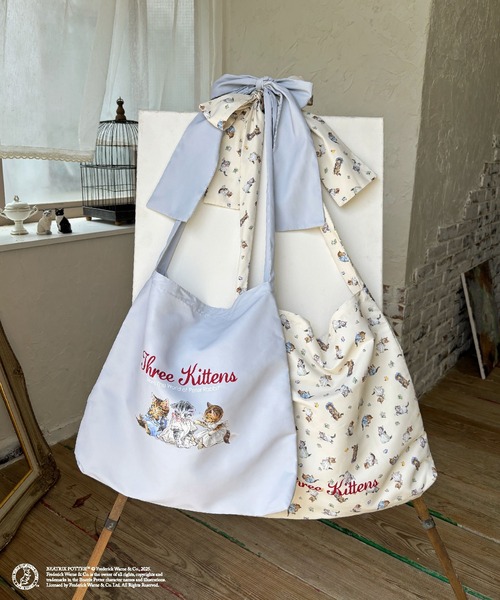 「my twilight」 トートバッグ FREE グレイッシュブルー レディース_画像2