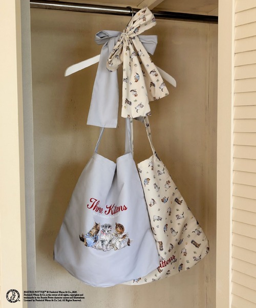 「my twilight」 トートバッグ FREE グレイッシュブルー レディース_画像3