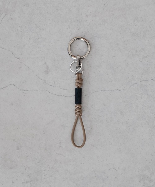 SENTI（センティ） キーホルダー LEATHER BRAID KEYCHAIN レザー