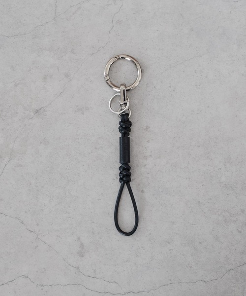 SENTI（センティ） キーホルダー LEATHER BRAID KEYCHAIN レザー