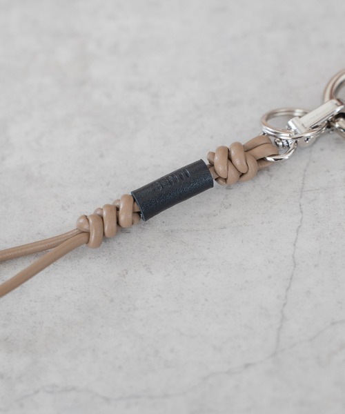 SENTI（センティ） キーホルダー LEATHER BRAID KEYCHAIN レザー