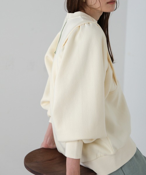 「Bab」 スウェットカットソー FREE アイボリー レディース_画像3