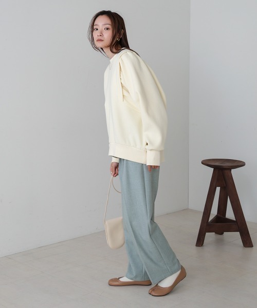 「Bab」 スウェットカットソー FREE アイボリー レディース_画像5