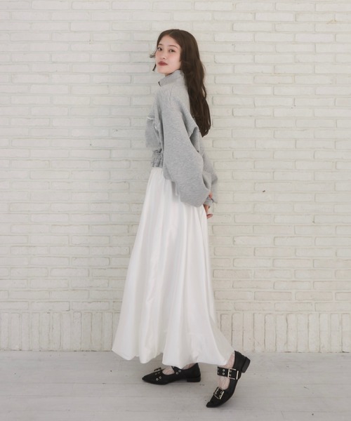 「mellowneon」 スウェットカットソー FREE グレー レディース_画像9