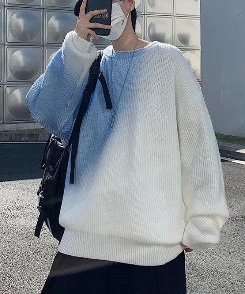 「MGV」 長袖Tシャツ X-LARGE ブルー メンズ_画像8