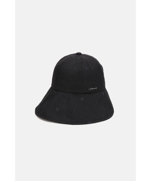 WHITE SANDS 帽子 ハット リネン トロピカルジャカード ボンネット