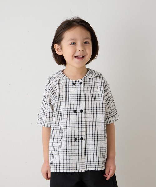 セーラーカラーブラウス（キッズ、ジュニア服、シューズ） | ベビー