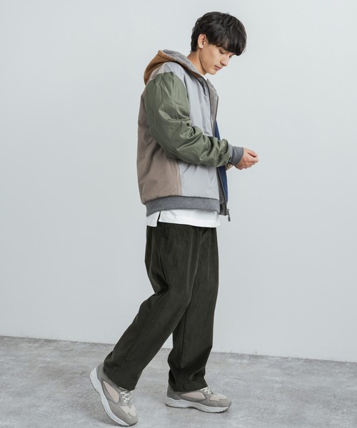 「KRIFF MAYER」 ジップアップパーカー L ブラウン メンズ_画像8