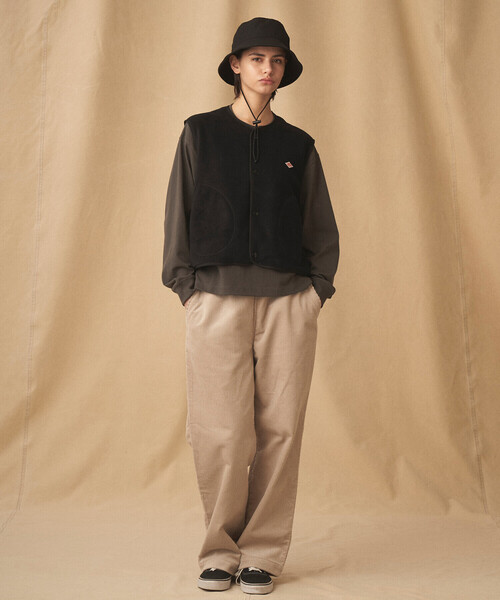 Danton（ダントン） ベスト 36 カーキ レディース : ZOZOTOWN Yahoo!店
