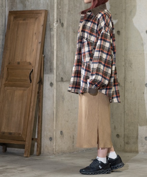 「JOHN'S CLOSET」 長袖シャツ MEDIUM ベージュ メンズ_画像8