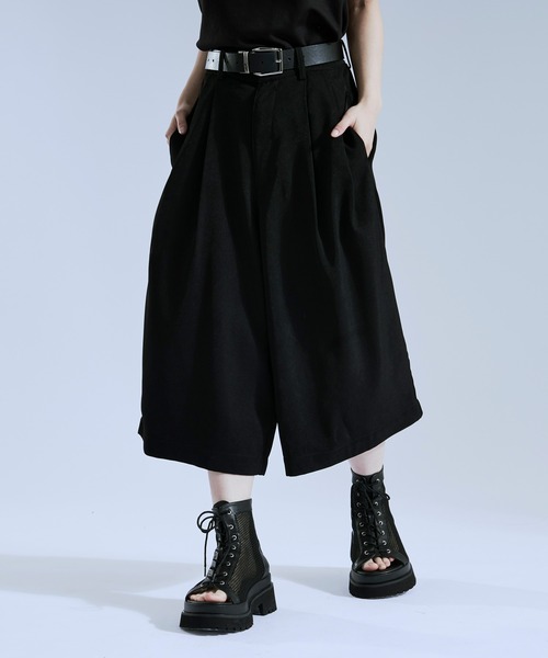 Ellno Loset（エルノロゼット） スラックス ドレープボリューム