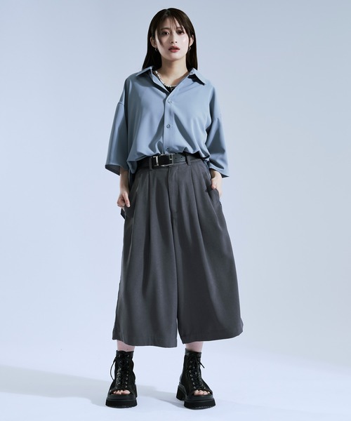 Ellno Loset（エルノロゼット） ワイドパンツ スラックス ドレープ
