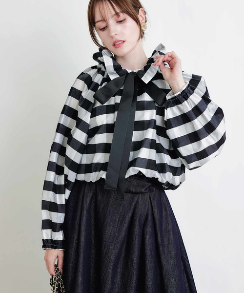 PICCIN（ピッチン） ブラウス シャツ ザビエルチェック柄ブラウス
