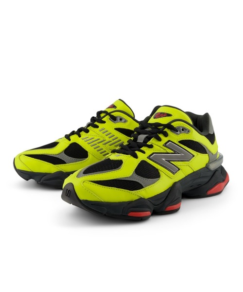 「New Balance」 ローカットスニーカー 24.5cm イエロー メンズの画像