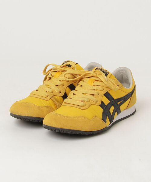 Onitsuka Tiger イエロー/ブラック スニーカー23.5cm Onitsuka Tiger（オニツカタイガー） ローカットスニーカー 23
