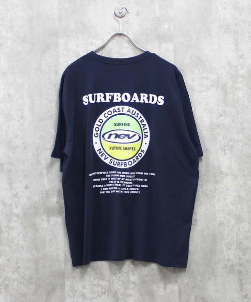 NEV SURF（ネブサーフ） tシャツ 「NEV」オーバーサイズ バック