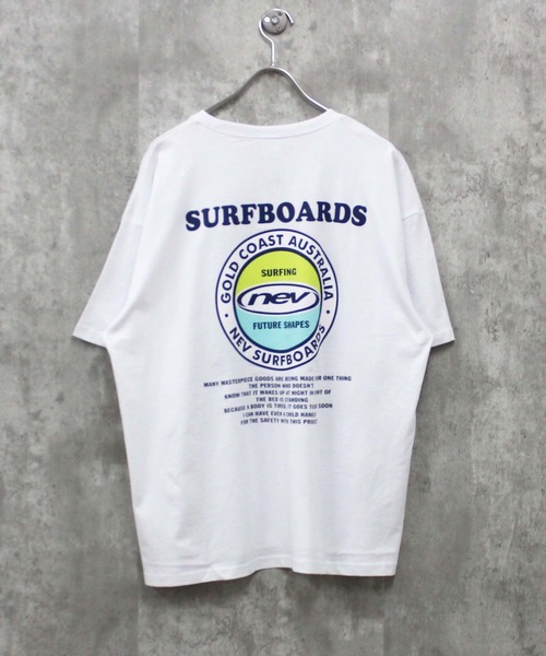 【超人気 美品】ネイバーフッド☆ビッグバックロゴ Tシャツ オーバーサイズ NEV SURF（ネブサーフ） tシャツ 「NEV」オーバーサイズ バック