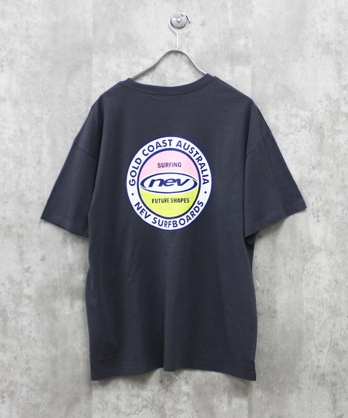 NEV SURF（ネブサーフ） tシャツ 「NEV」オーバーサイズ バック