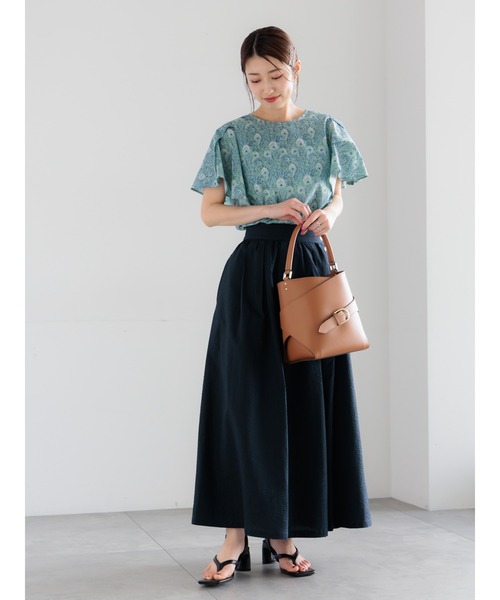 ブラウス シャツ 「LIBERTY FABRICS」フレアスリーブブラウス レディースの画像
