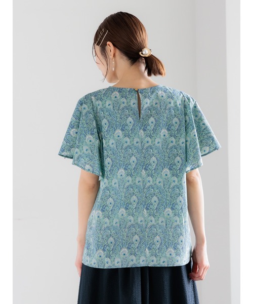 ブラウス シャツ 「LIBERTY FABRICS」フレアスリーブブラウス レディースの画像