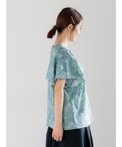 ブラウス シャツ 「LIBERTY FABRICS」フレアスリーブブラウス レディースの画像