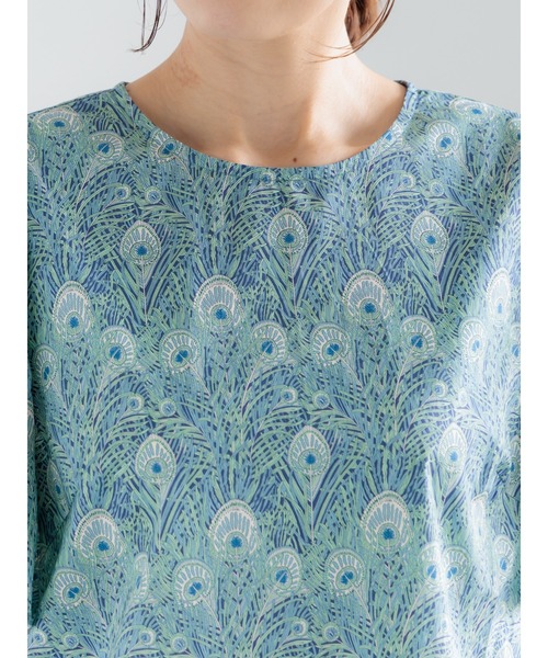 ブラウス シャツ 「LIBERTY FABRICS」フレアスリーブブラウス レディースの画像