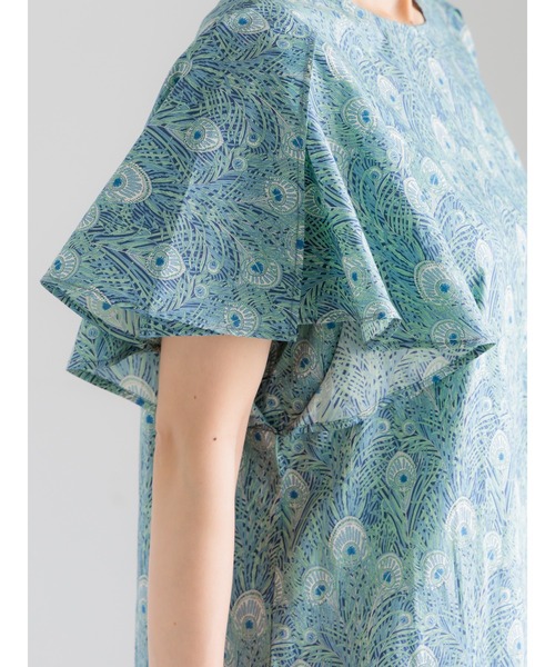 ブラウス シャツ 「LIBERTY FABRICS」フレアスリーブブラウス レディースの画像