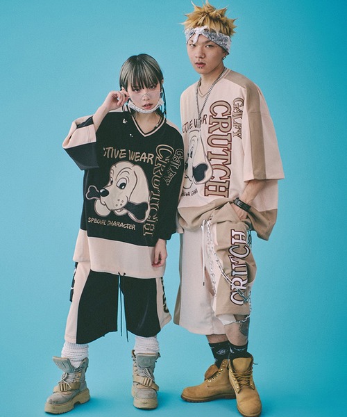 「GALFY」 セットアップ X-LARGE ブラック メンズ_画像8