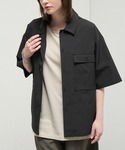 シャツ 半袖 「Alfred Alex」Tex...の詳細画像2