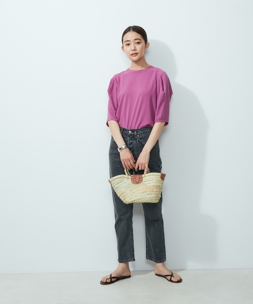 「Fatima morocco」 かごバッグ FREE イエロー系その他3 レディース_画像6
