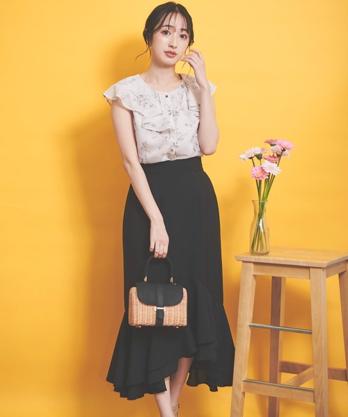 「NOELA」 スカート M ベージュ レディース_画像5