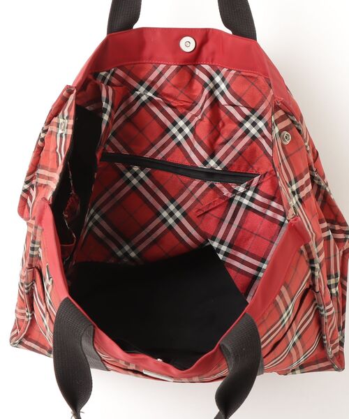 BURBERRY（バーバリー） ノバチェック柄 トートバッグ - レッド