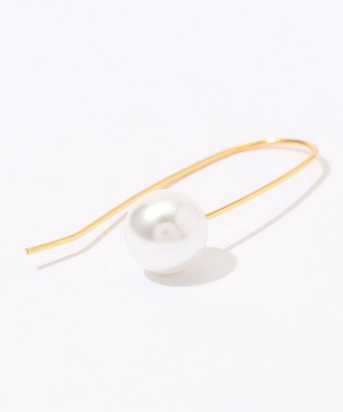 ピアス 「別注」Kenneth Jay Lane pearl drop wire ピアス レディースの画像