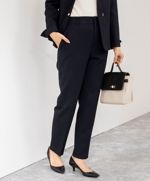 「NOLLEY'S Sophi」 スラックス 36 ネイビー レディース_画像6