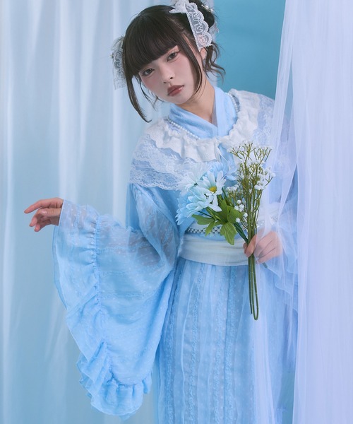 DearMyLoveRose（ディアマイラブローズ） 浴衣 ドットチュールレース 