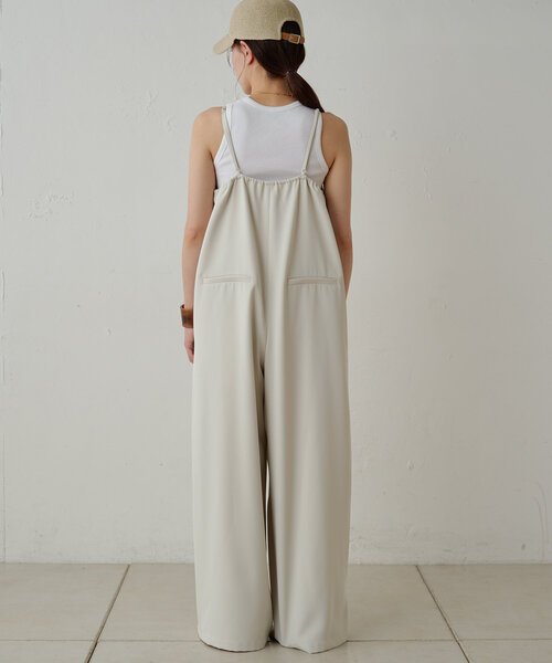 「LOUNGEDRESS」 オールインワン SMALL アイボリー レディース_画像7