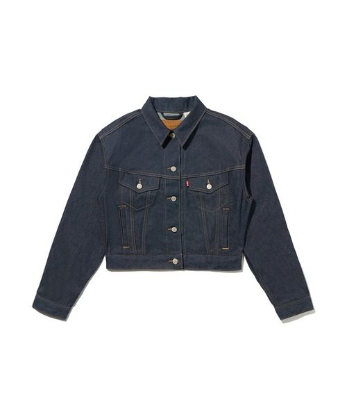 「501」 デニムジャケット X-SMALL ダークインディゴブルー レディース_画像9