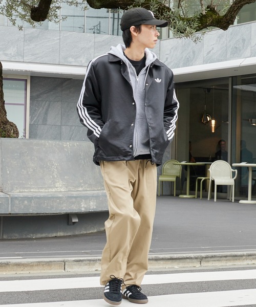 【美品】アディダスオリジナル トレフォイル トラックジャケット セットアップ L adidas（アディダス） ナイロンジャケット adidas Originals