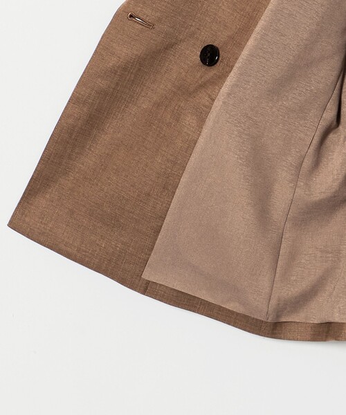 UNITED ARROWS ベージュ テーラード ジャケット 接触冷感UVカット green label relaxing（グリーンレーベルリラクシング） ジャケット
