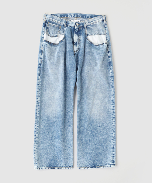 メゾンマルジェラ 再構築デニムジーンズ 46 Maison Margiela（メゾンマルジェラ） ジーンズ CONTRAST POCKET DENIM