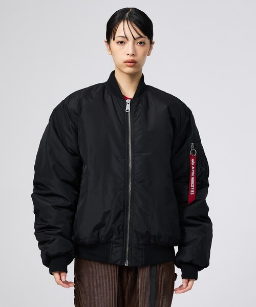 アルファ　MA-1 アーバンリサーチ　ブラック Alpha Industries（アルファ・インダストリーズ） ブルゾン アウター