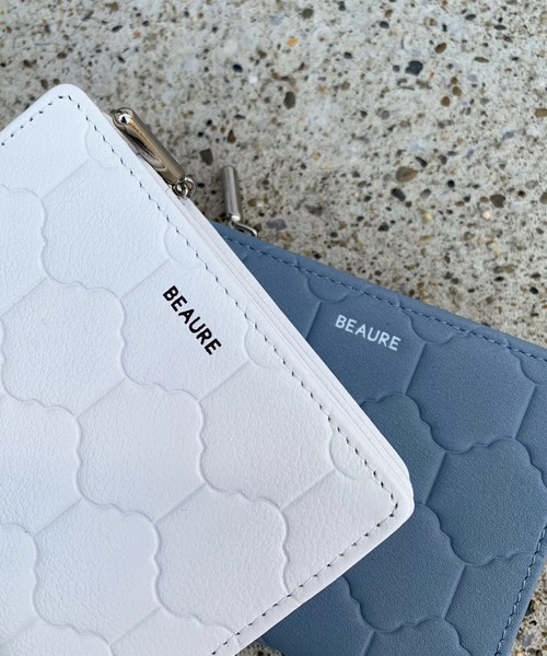 Beau're（ヴュレ） 二つ折り 二つ折り財布 財布 BEAURE カウレザー